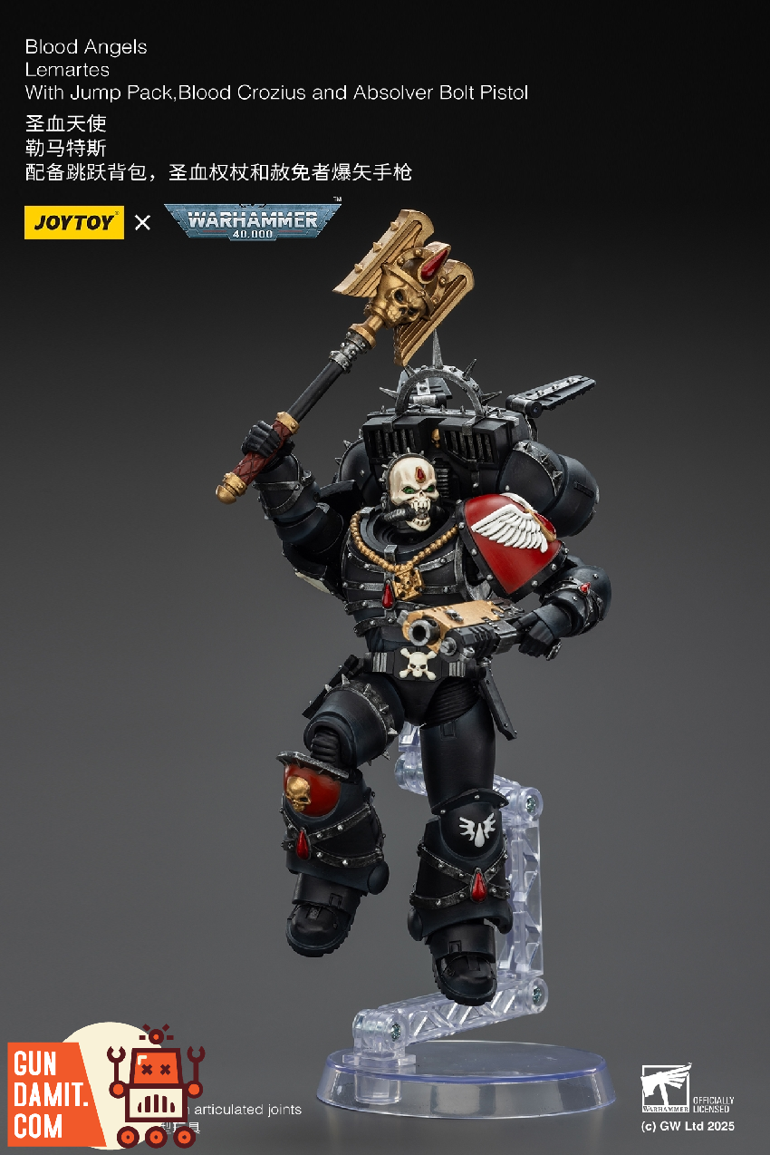 JoyToy JT02311 Warhammer 40K Blood Angels Lemartes view 19 JoyToy JT02311 Warhammer 40K Blood Angels Lemartes view 19