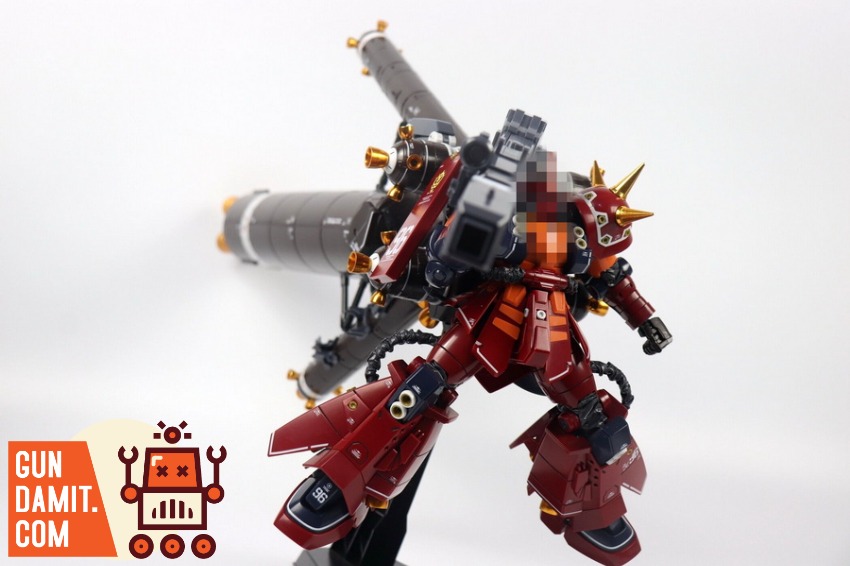 Mo Metal Parts MG Thunder Psycho Zaku metal spout set view 5 Mo Metal Parts MG Thunder Psycho Zaku metal spout set view 5