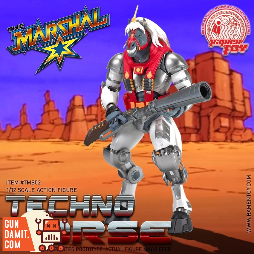 Ramen Toy 1/12 TMS02 BraveStarr Techno Horse view 3 Ramen Toy 1/12 TMS02 BraveStarr Techno Horse view 3