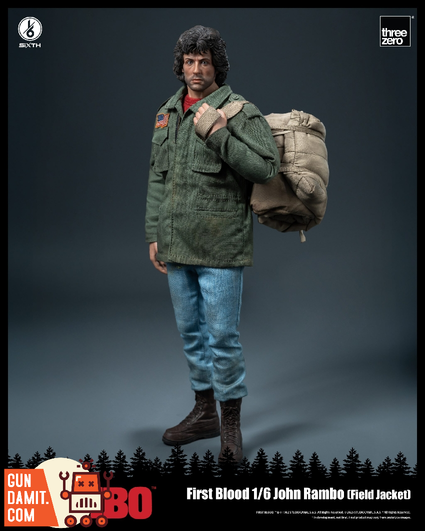 Threezero 1/6 Rambo First Blood Field Jacket view 4 Threezero 1/6 Rambo First Blood Field Jacket view 4