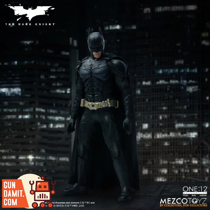 Mezco One:12 Batman The Dark Knight Figure view 8 Mezco One:12 Batman The Dark Knight Figure view 8