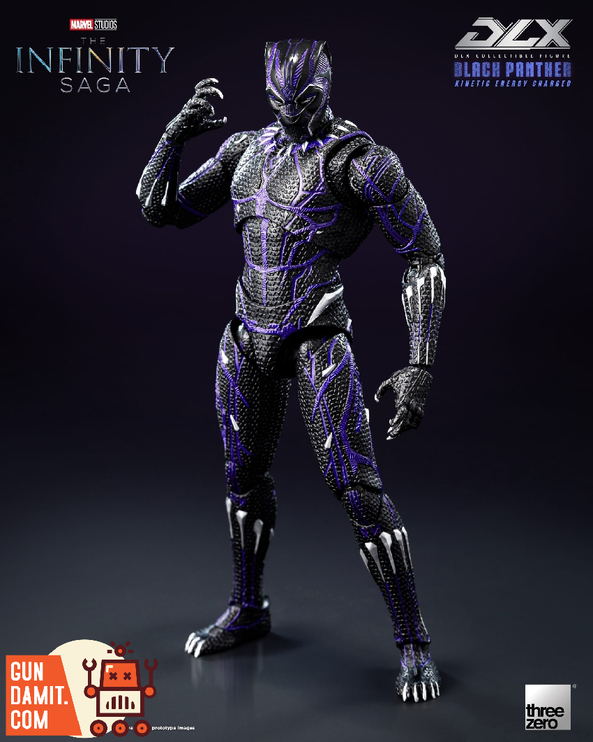 Threezero DLX Black Panther Kinetic Energy view 6 Threezero DLX Black Panther Kinetic Energy view 6