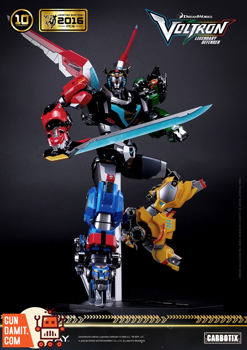Blitzway Carbotix Voltron Golion 10th Anniversary view 15 Blitzway Carbotix Voltron Golion 10th Anniversary view 15