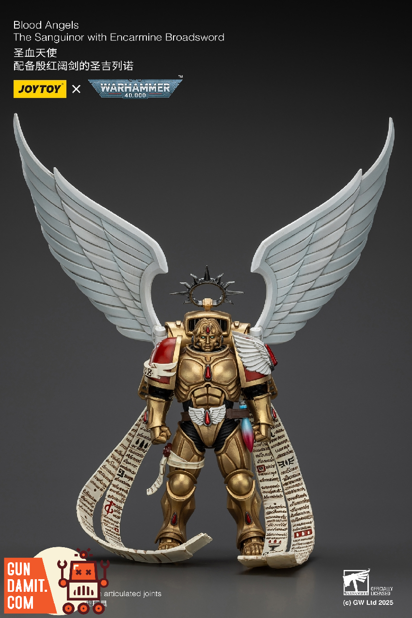 JoyToy JT02519 Warhammer 40K Blood Angels Sanguinor view 17 JoyToy JT02519 Warhammer 40K Blood Angels Sanguinor view 17