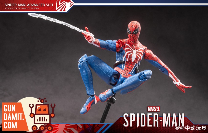 ZT Toys Marvel Spider-Man Advanced Suit view 4 ZT Toys Marvel Spider-Man Advanced Suit view 4