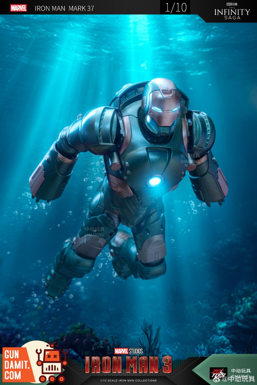 ZT Toys Marvel Iron Man MK37 Hammerhead Shark view 1 ZT Toys Marvel Iron Man MK37 Hammerhead Shark view 1