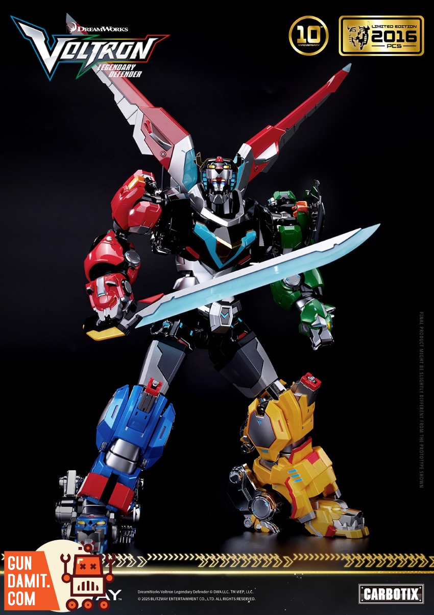 Blitzway Carbotix Voltron Golion 10th Anniversary view 20 Blitzway Carbotix Voltron Golion 10th Anniversary view 20