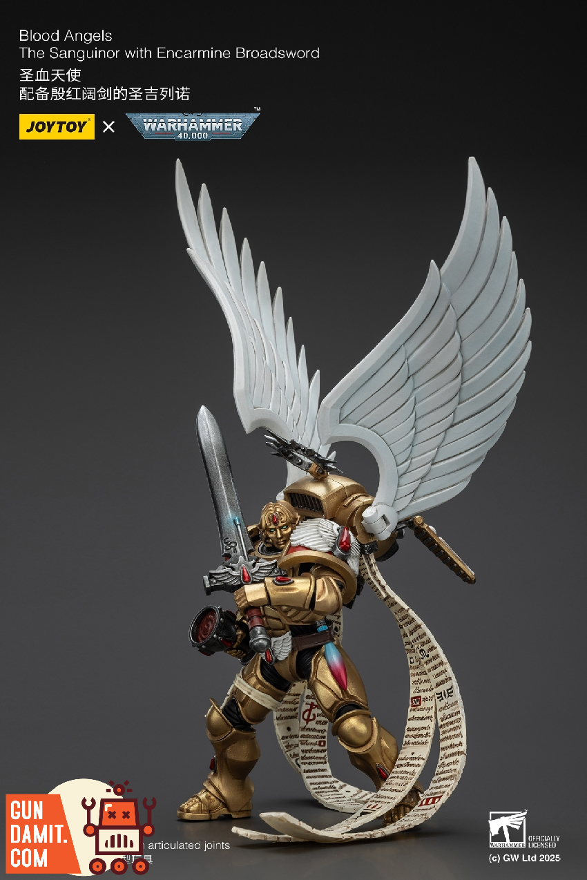 JoyToy JT02519 Warhammer 40K Blood Angels Sanguinor view 16 JoyToy JT02519 Warhammer 40K Blood Angels Sanguinor view 16