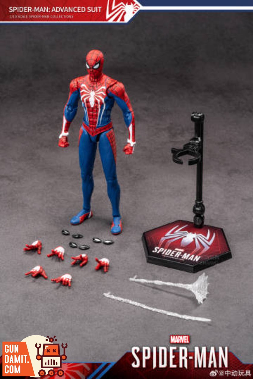 ZT Toys Marvel Spider-Man Advanced Suit view 13 ZT Toys Marvel Spider-Man Advanced Suit view 13