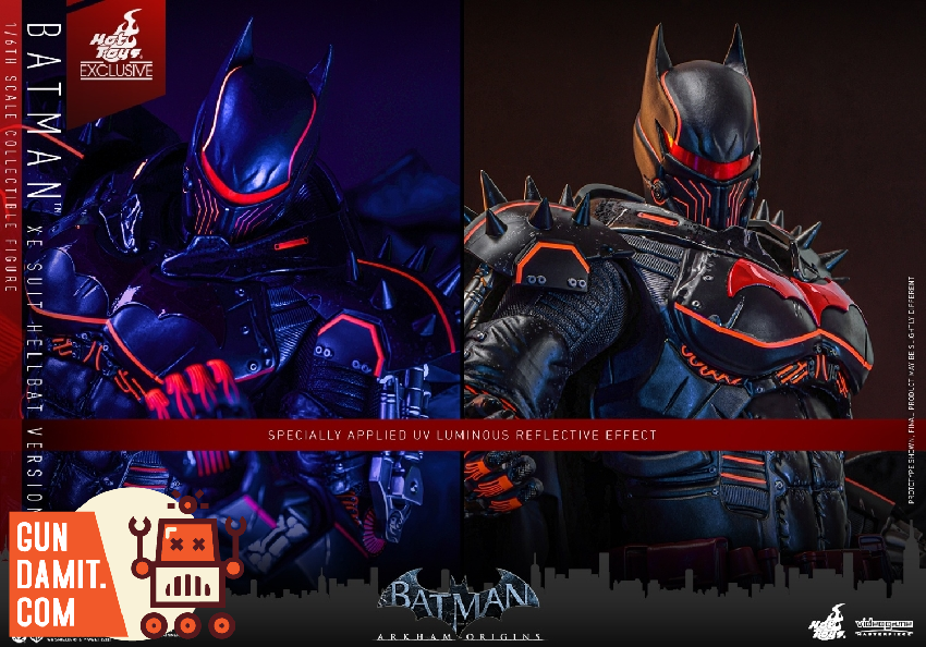 Hot Toys VGM73 Batman Arkham Origins XE Suit Hellbat figure view 7 Hot Toys VGM73 Batman Arkham Origins XE Suit Hellbat figure view 7