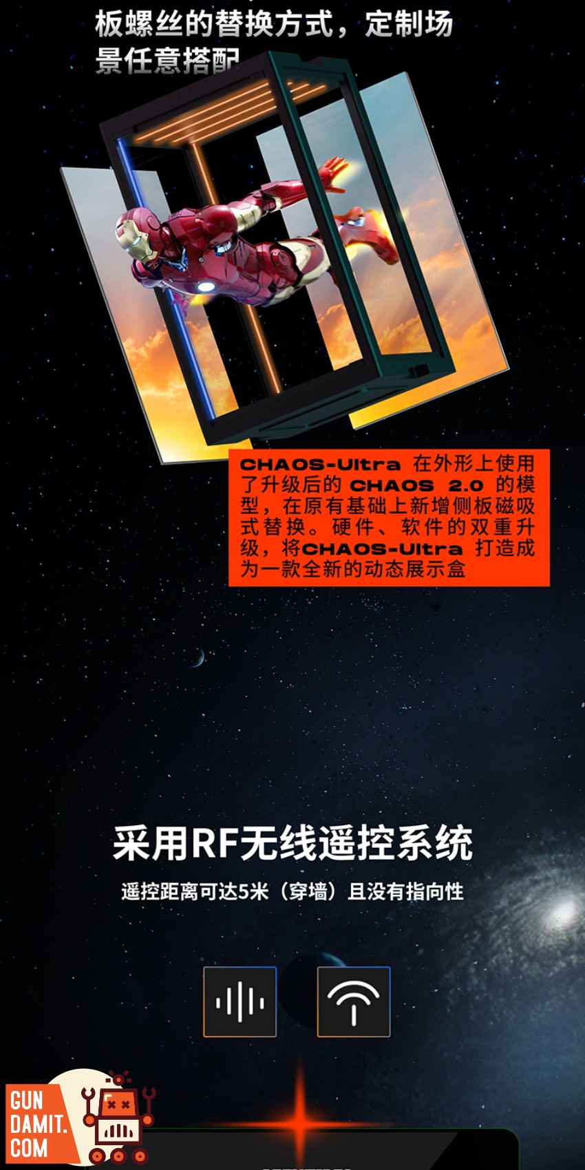 Apextime Chaos Ultra 1/6 Parallel Model Display Box view 11 Apextime Chaos Ultra 1/6 Parallel Model Display Box view 11
