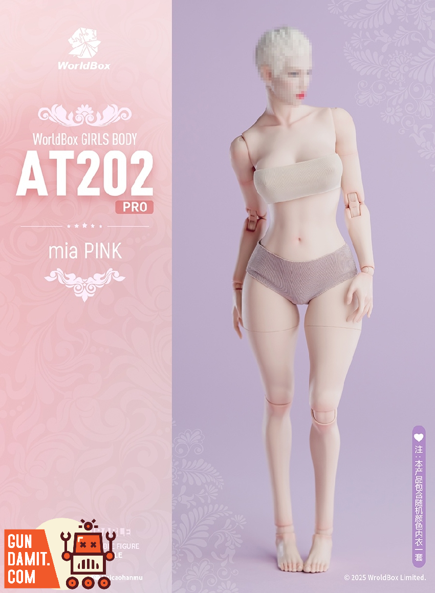 Worldbox 1/6 AT202pro Female Body Mia Pink view 3 Worldbox 1/6 AT202pro Female Body Mia Pink view 3