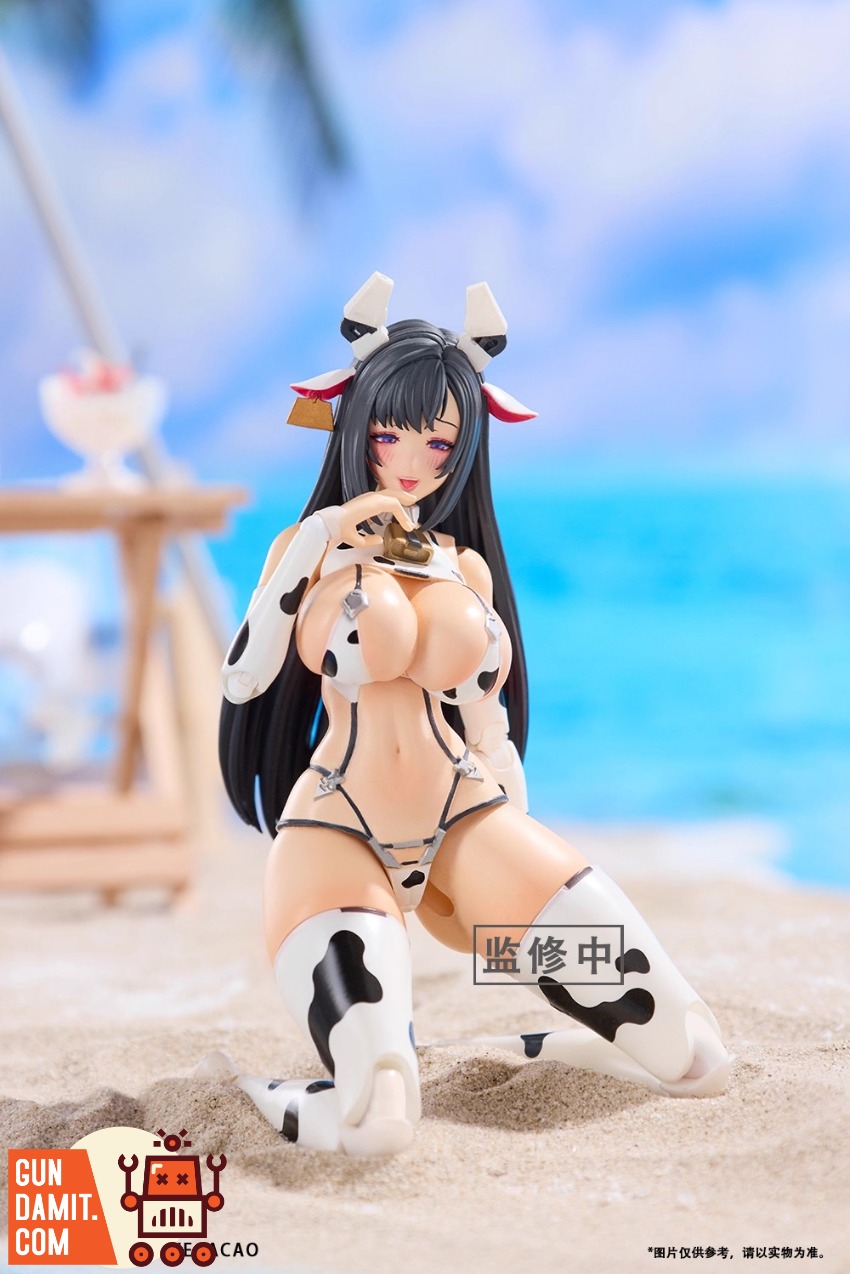 Black Crystal Candy 1/12 Milky White Sauce Cow Girl Figure view 3 Black Crystal Candy 1/12 Milky White Sauce Cow Girl Figure view 3