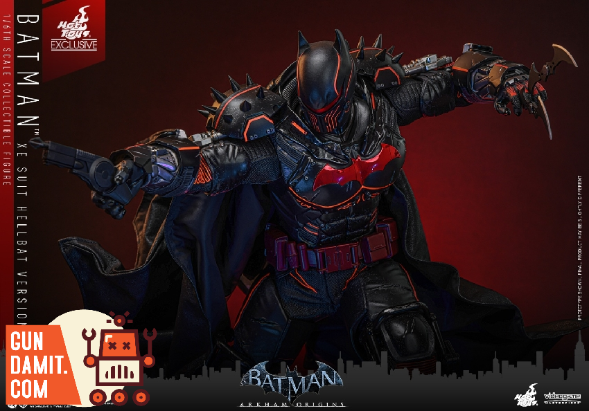 Hot Toys VGM73 Batman Arkham Origins XE Suit Hellbat figure view 2 Hot Toys VGM73 Batman Arkham Origins XE Suit Hellbat figure view 2