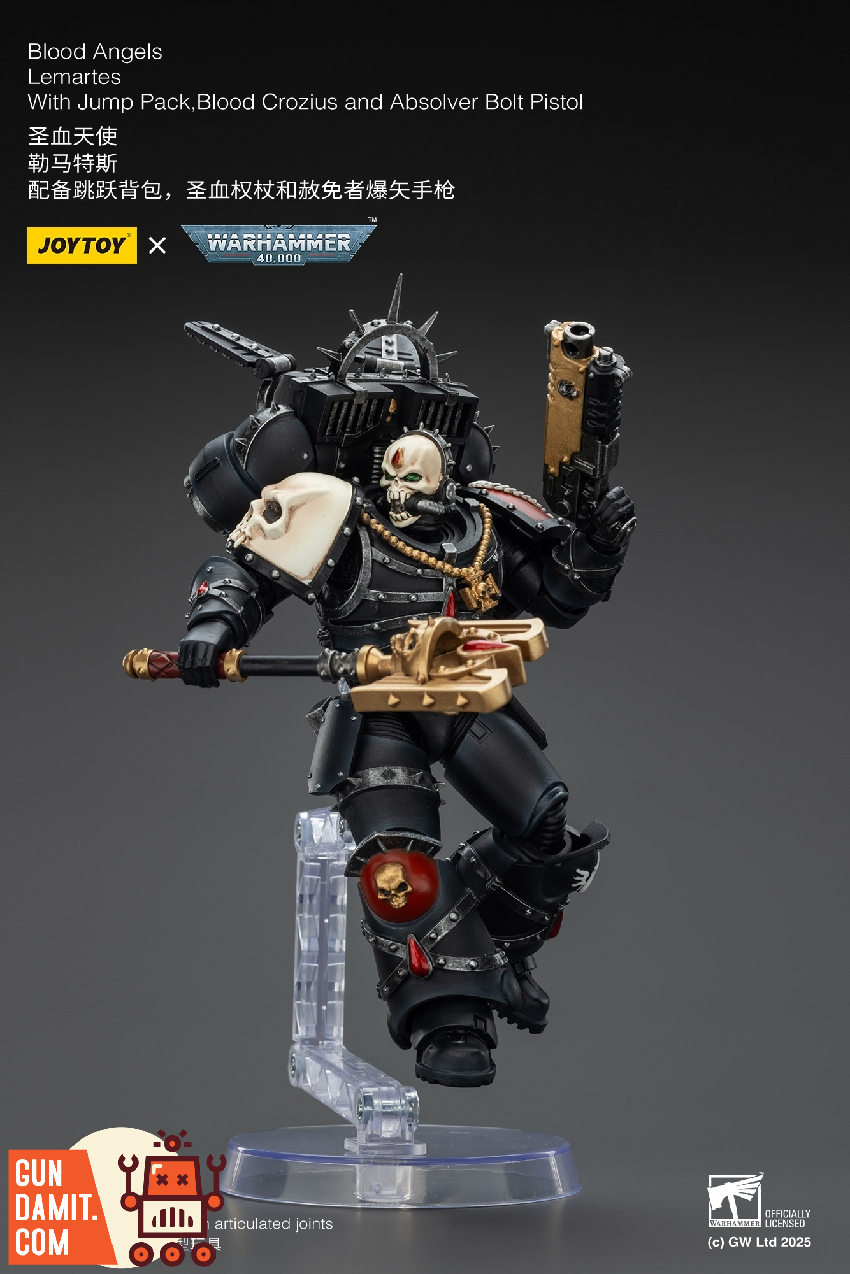 JoyToy JT02311 Warhammer 40K Blood Angels Lemartes view 18 JoyToy JT02311 Warhammer 40K Blood Angels Lemartes view 18