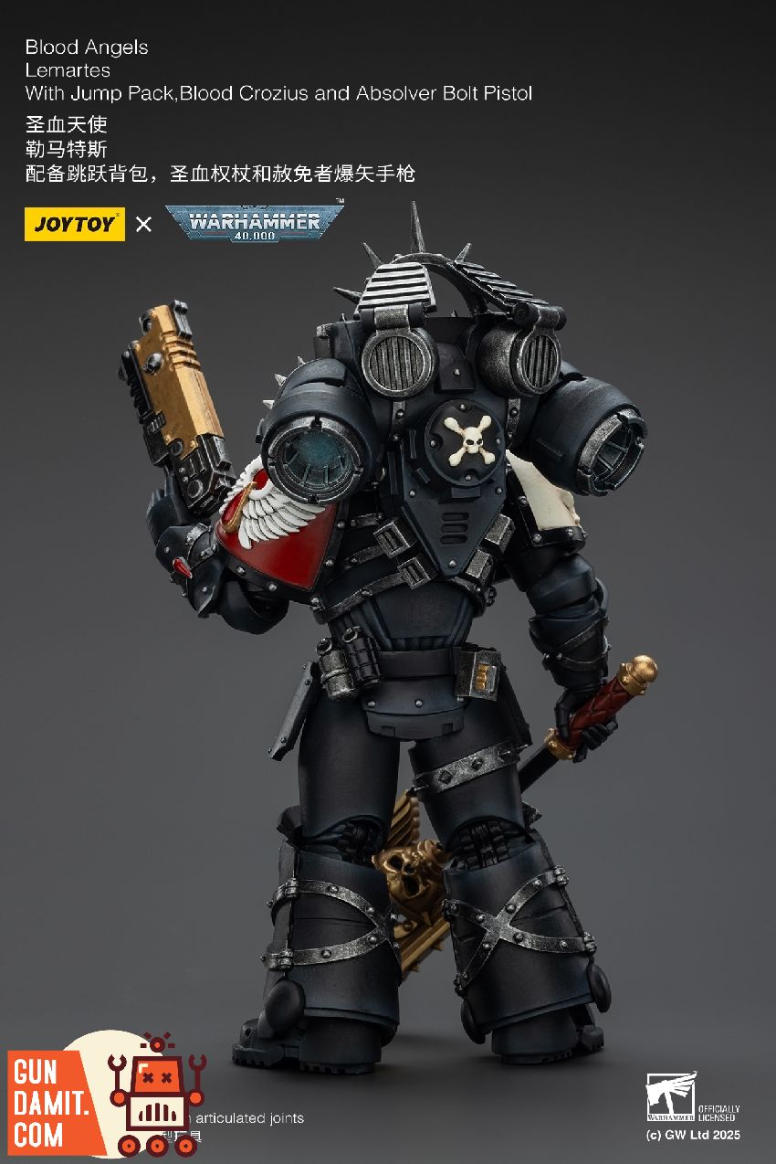 JoyToy JT02311 Warhammer 40K Blood Angels Lemartes view 15 JoyToy JT02311 Warhammer 40K Blood Angels Lemartes view 15