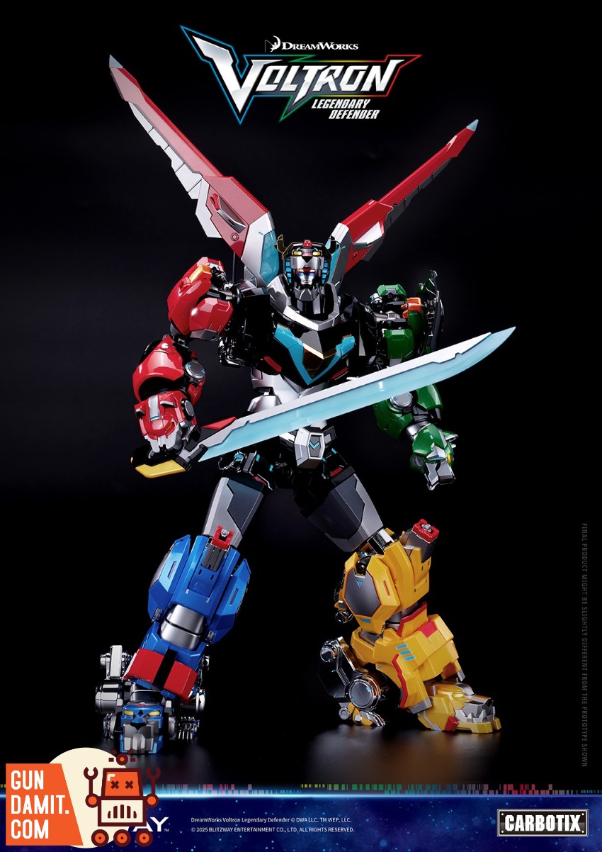 Blitzway Carbotix Voltron Golion 10th Anniversary view 6 Blitzway Carbotix Voltron Golion 10th Anniversary view 6
