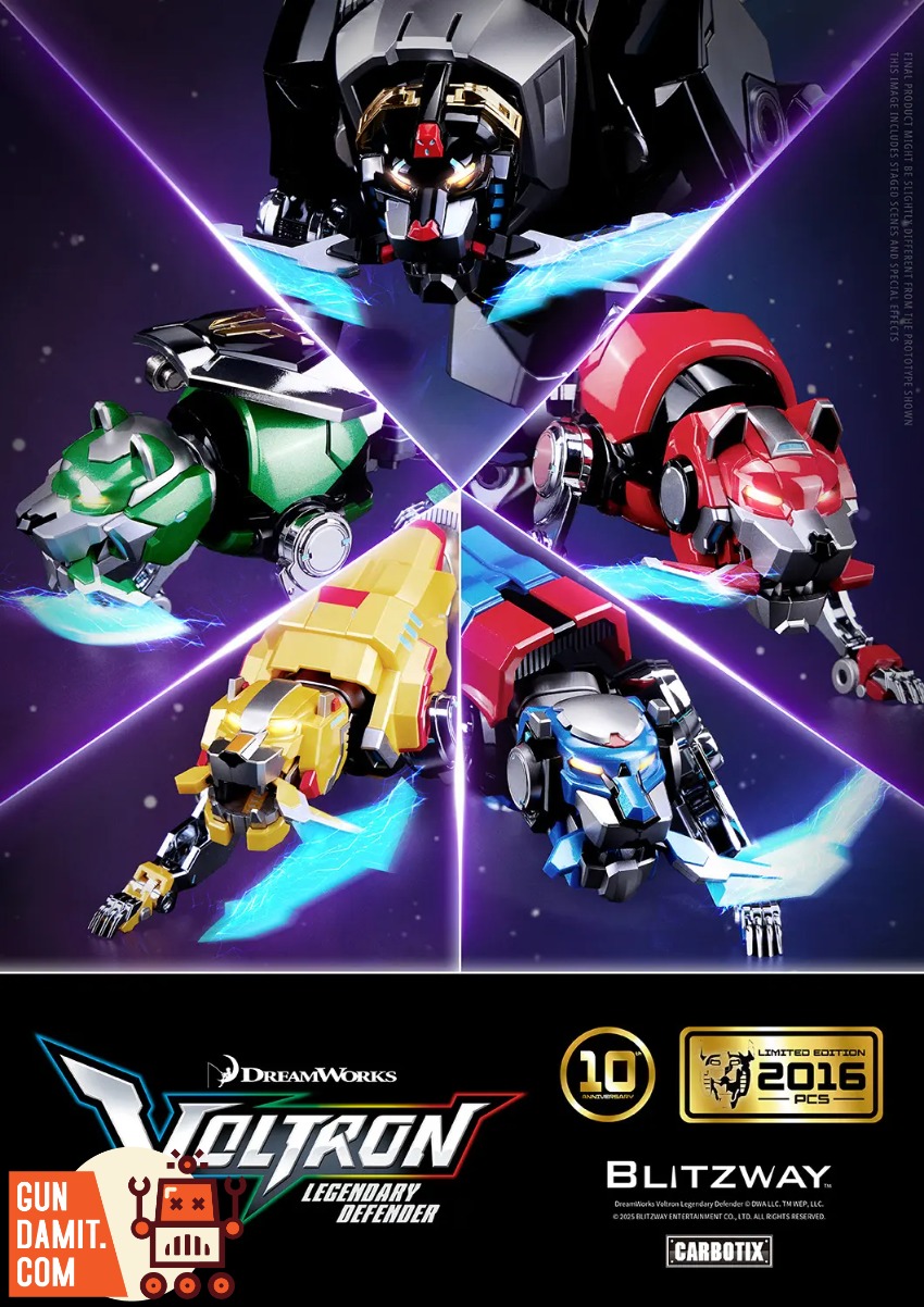 Blitzway Carbotix Voltron Golion 10th Anniversary view 29 Blitzway Carbotix Voltron Golion 10th Anniversary view 29