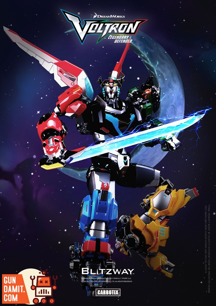 Blitzway Carbotix Voltron Golion 10th Anniversary view 1 Blitzway Carbotix Voltron Golion 10th Anniversary view 1