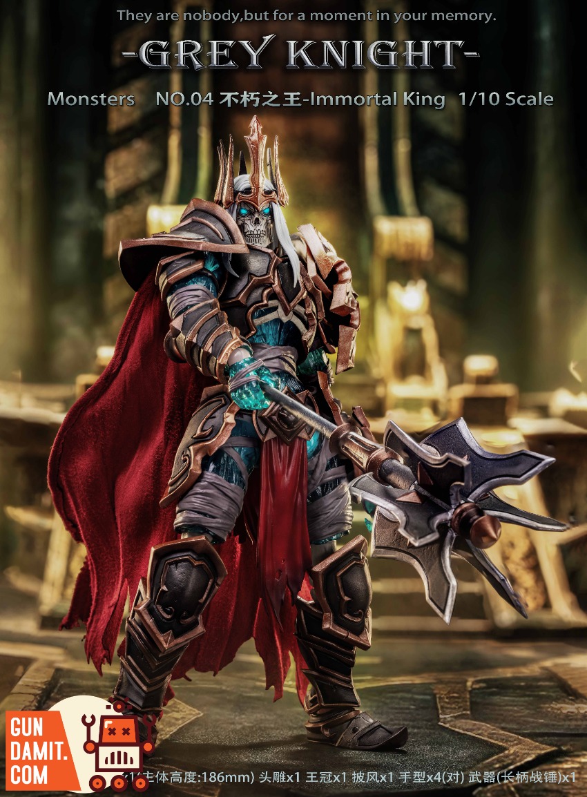 Grey Knight 1/10 Monsters-04 Immortal King figure view 2 Grey Knight 1/10 Monsters-04 Immortal King figure view 2