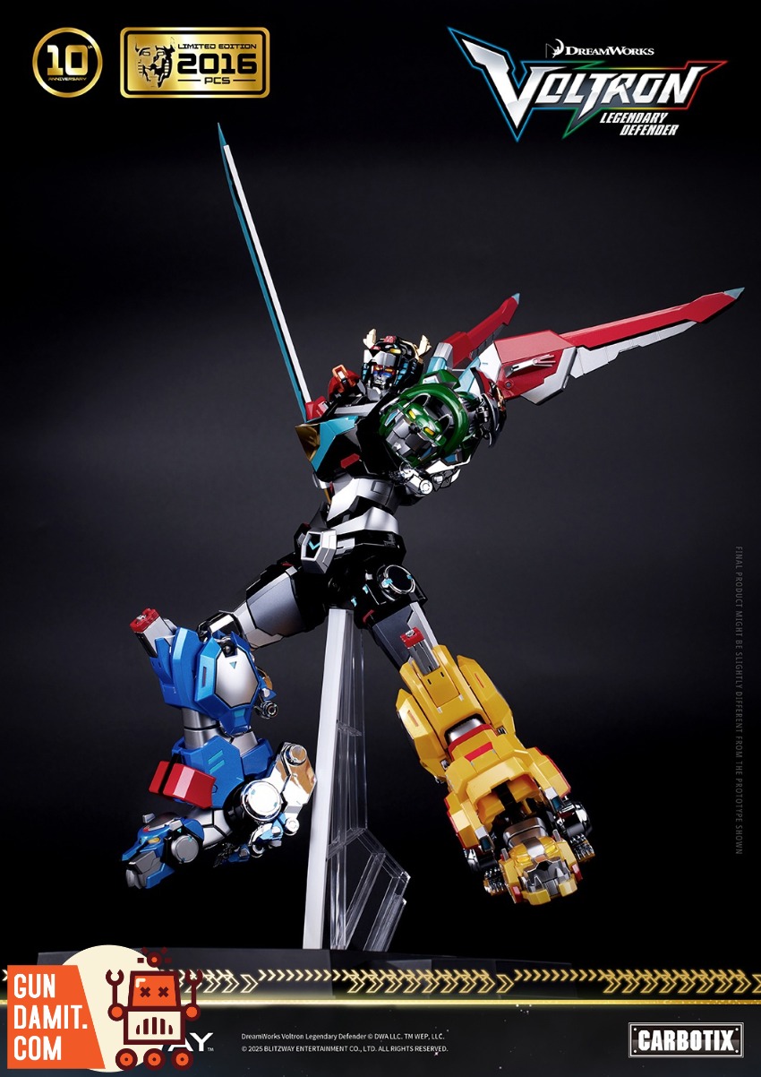 Blitzway Carbotix Voltron Golion 10th Anniversary view 18 Blitzway Carbotix Voltron Golion 10th Anniversary view 18