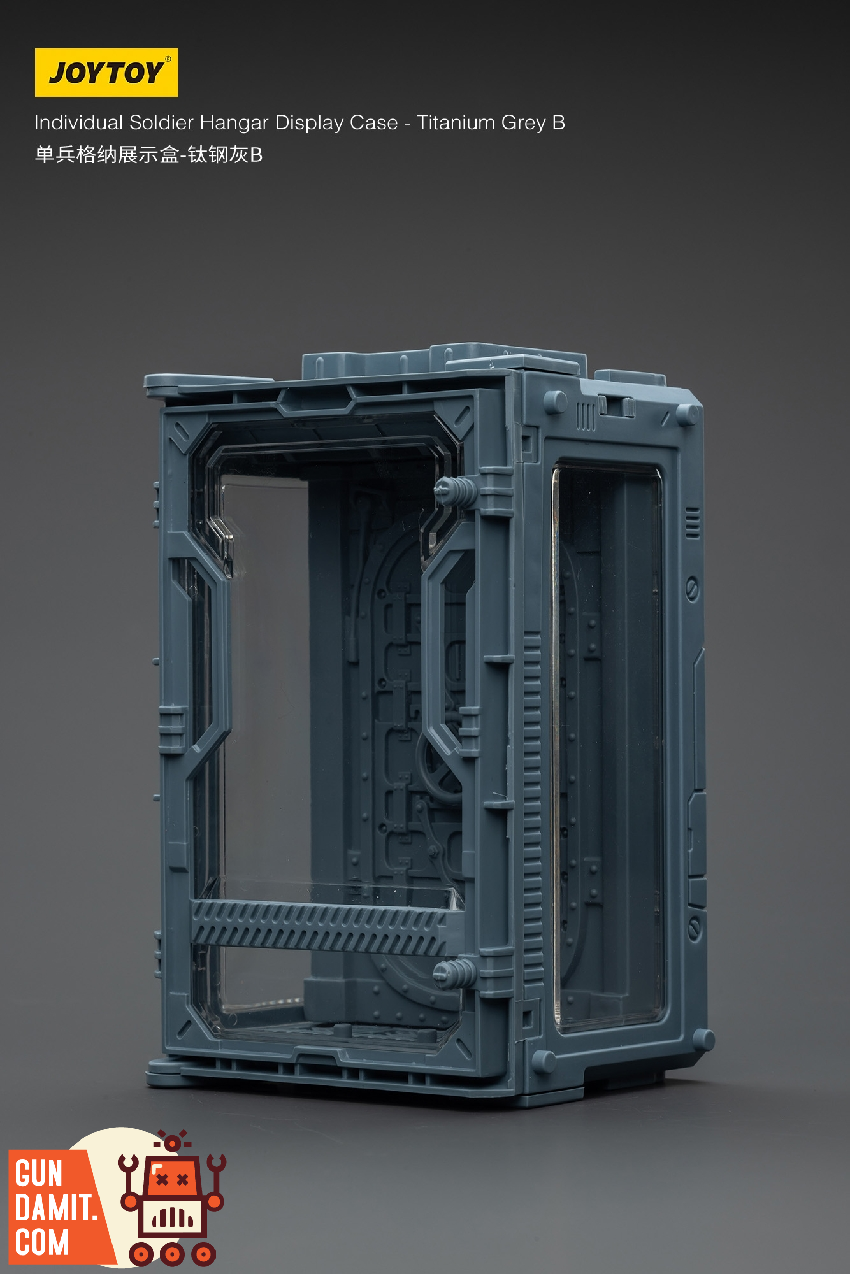 JoyToy 1/25 Soldier Hangar Display Case Titanium Grey view 9 JoyToy 1/25 Soldier Hangar Display Case Titanium Grey view 9