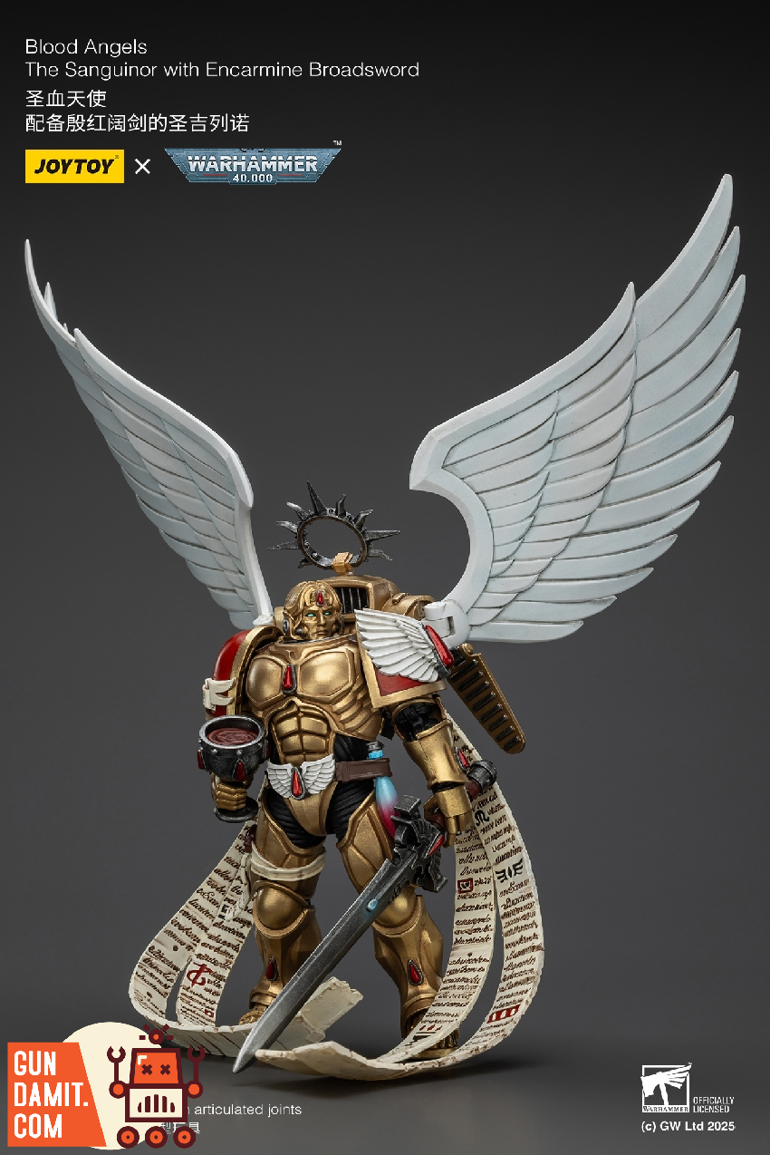 JoyToy JT02519 Warhammer 40K Blood Angels Sanguinor view 19 JoyToy JT02519 Warhammer 40K Blood Angels Sanguinor view 19