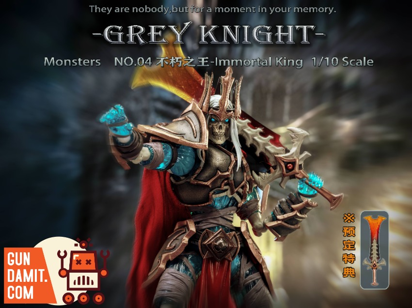Grey Knight 1/10 Monsters-04 Immortal King figure view 3 Grey Knight 1/10 Monsters-04 Immortal King figure view 3