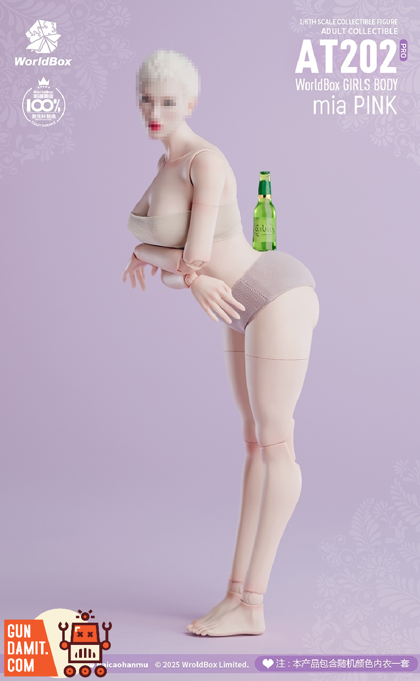 Worldbox 1/6 AT202pro Female Body Mia Pink view 4 Worldbox 1/6 AT202pro Female Body Mia Pink view 4