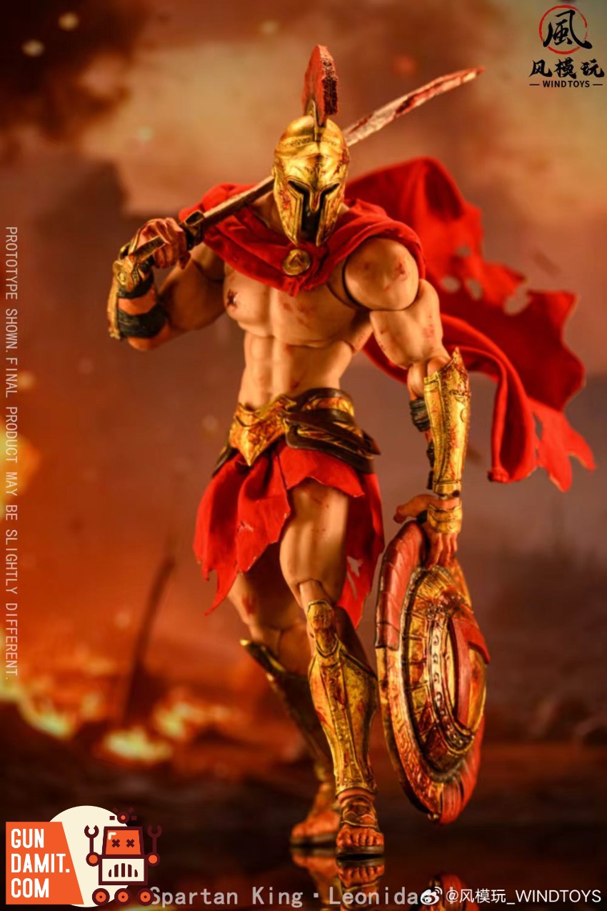 Wind Toys FMW004 King Leonidas Sparta Deluxe 1/12 Figure view 2 Wind Toys FMW004 King Leonidas Sparta Deluxe 1/12 Figure view 2