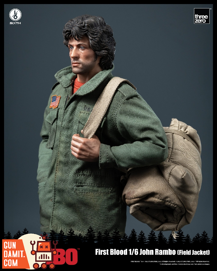 Threezero 1/6 Rambo First Blood Field Jacket view 12 Threezero 1/6 Rambo First Blood Field Jacket view 12