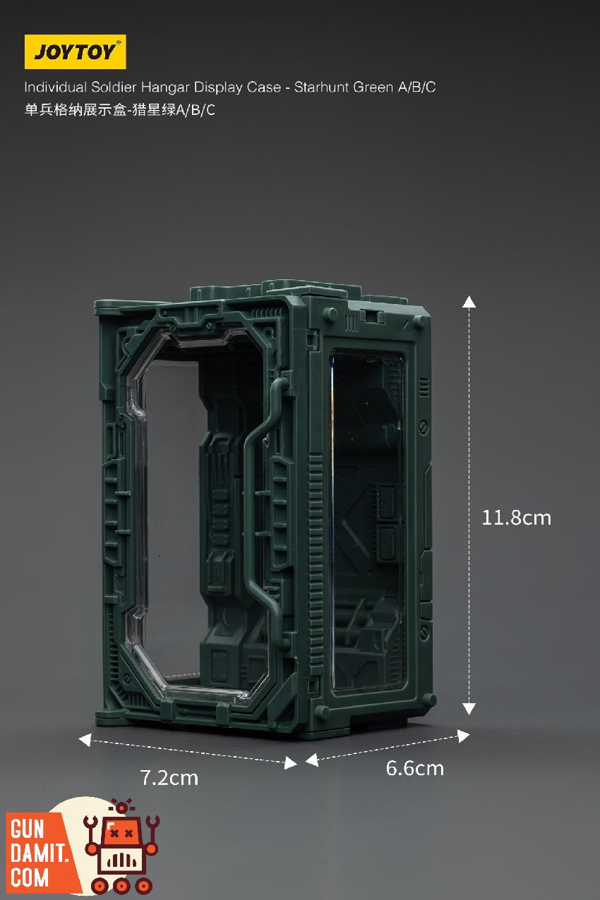 JoyToy 1/25 Soldier Hangar Display Case Starhunt Green view 20 JoyToy 1/25 Soldier Hangar Display Case Starhunt Green view 20