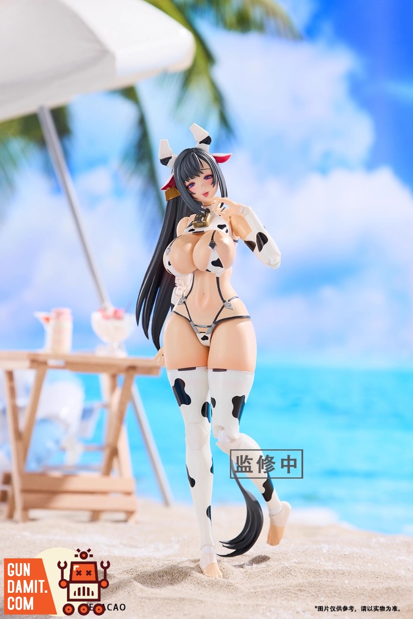 Black Crystal Candy 1/12 Milky White Sauce Cow Girl Figure view 4 Black Crystal Candy 1/12 Milky White Sauce Cow Girl Figure view 4