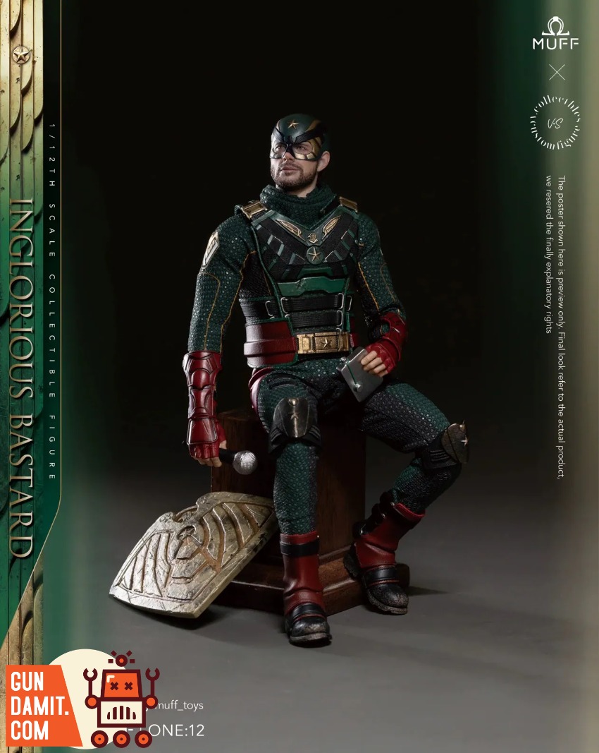 Muff Toys MF08 Inglorious Bastard 1/12 Figure view 1 Muff Toys MF08 Inglorious Bastard 1/12 Figure view 1