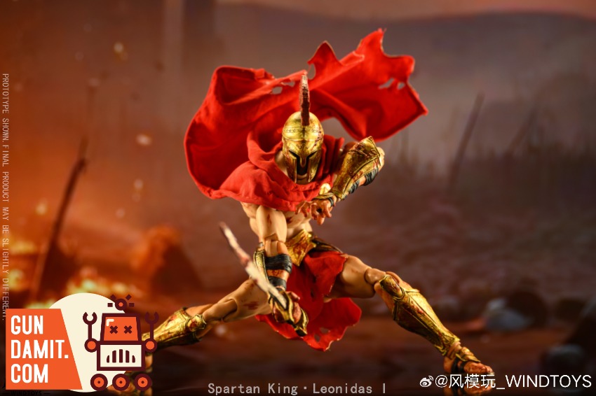 Wind Toys FMW004 King Leonidas Sparta Deluxe 1/12 Figure view 3 Wind Toys FMW004 King Leonidas Sparta Deluxe 1/12 Figure view 3