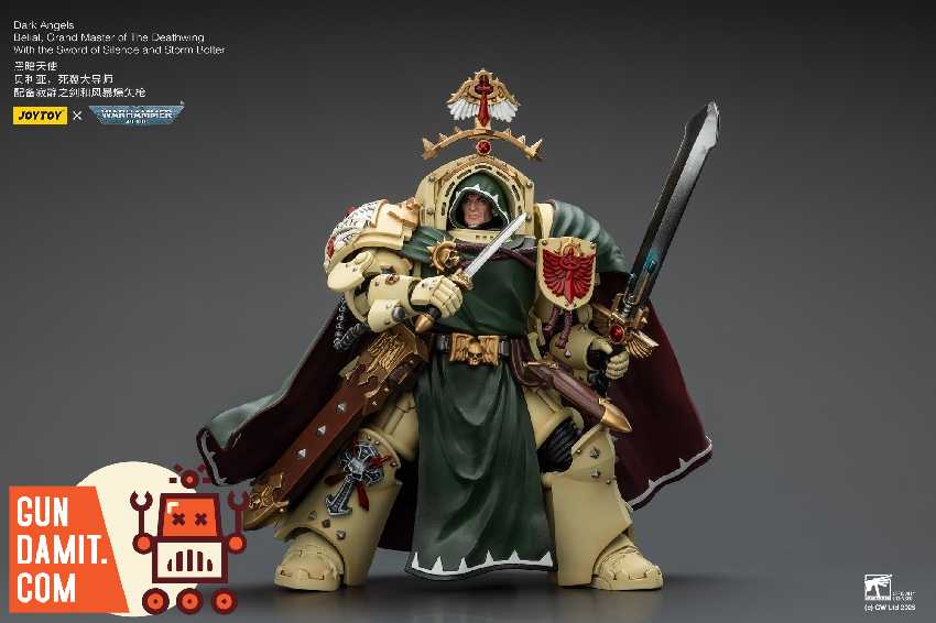 JoyToy JT02304 Warhammer 40K Dark Angels Belial Deathwing view 18 JoyToy JT02304 Warhammer 40K Dark Angels Belial Deathwing view 18