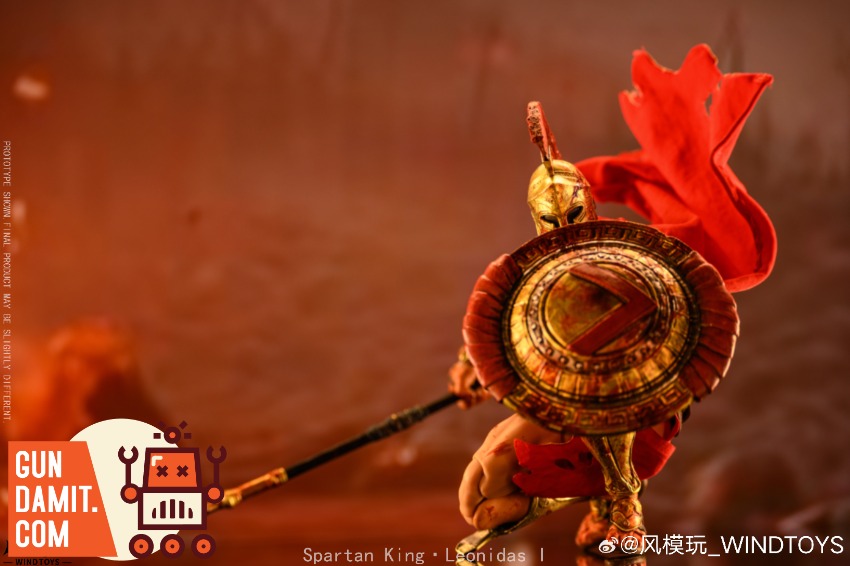 Wind Toys FMW004 King Leonidas Sparta Deluxe 1/12 Figure view 6 Wind Toys FMW004 King Leonidas Sparta Deluxe 1/12 Figure view 6