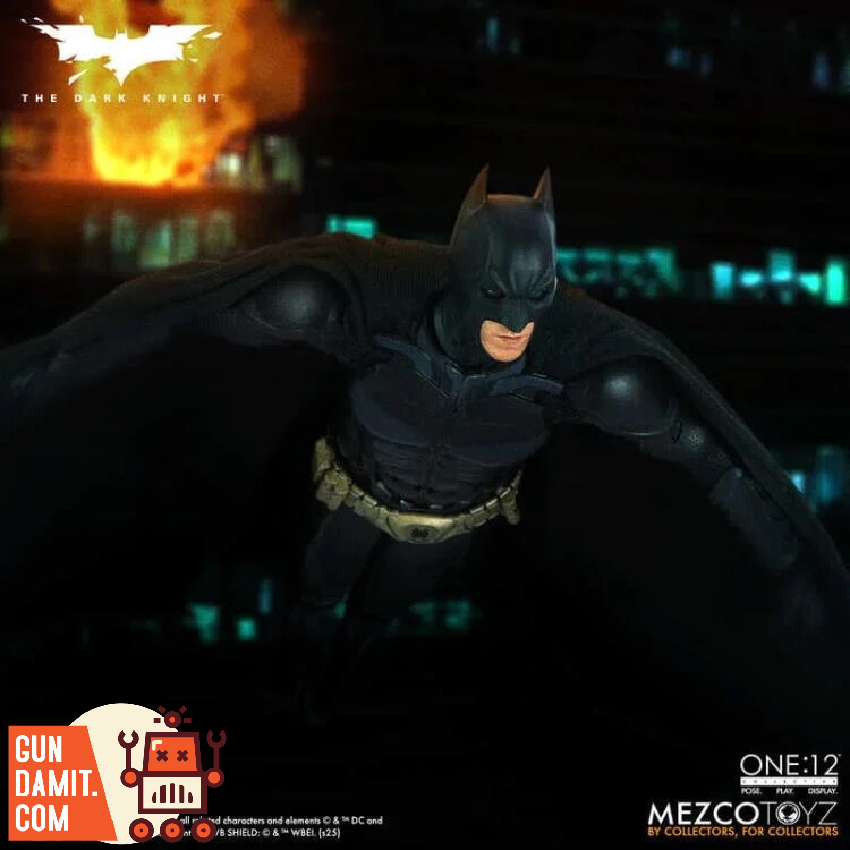 Mezco One:12 Batman The Dark Knight Figure view 4 Mezco One:12 Batman The Dark Knight Figure view 4