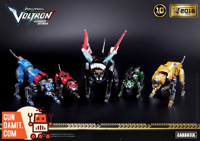 Blitzway Carbotix Voltron Golion 10th Anniversary view 7 Blitzway Carbotix Voltron Golion 10th Anniversary view 7