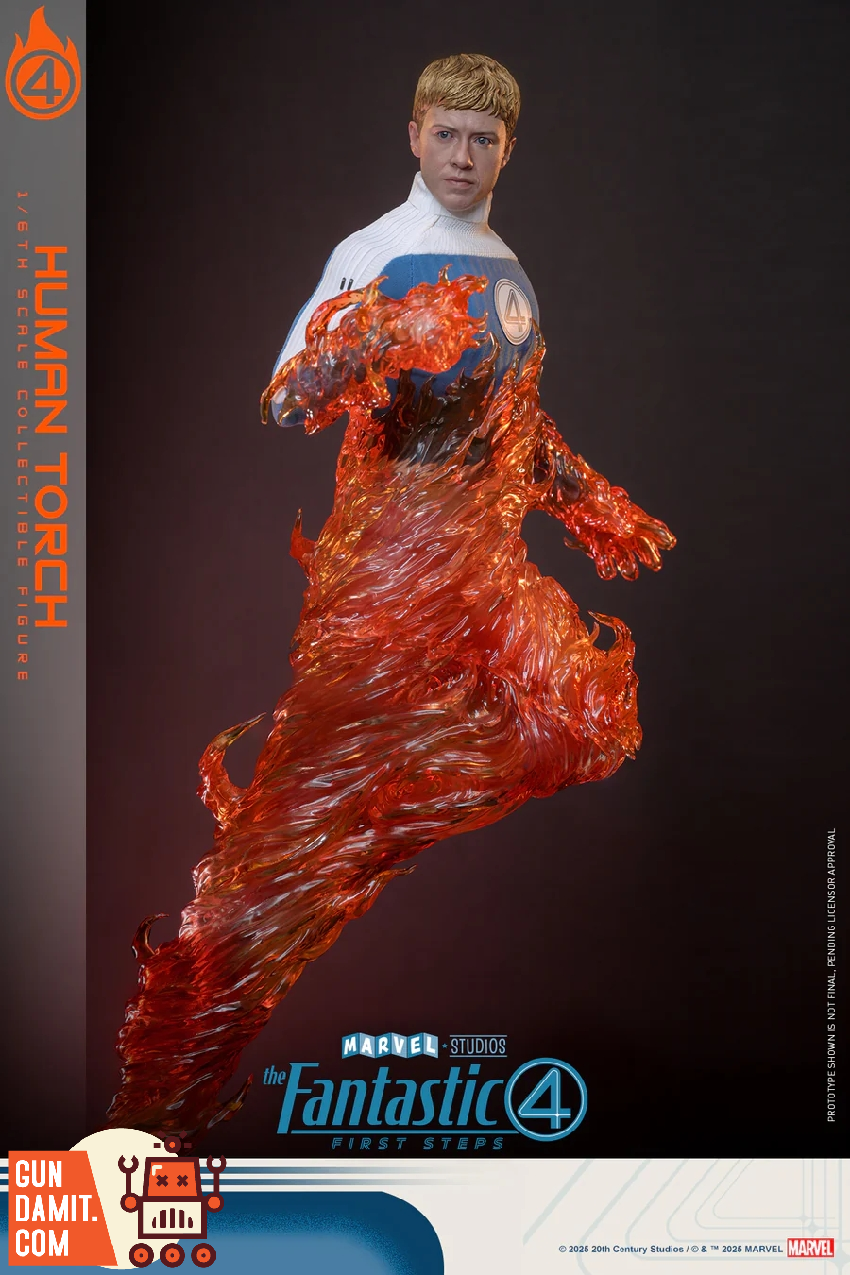Hot Toys MMS829 Fantastic Four Human Torch figure view 10 Hot Toys MMS829 Fantastic Four Human Torch figure view 10