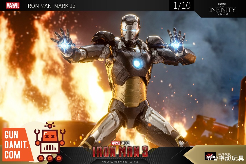ZT Toys Marvel X-Series Iron Man MK12 view 6 ZT Toys Marvel X-Series Iron Man MK12 view 6