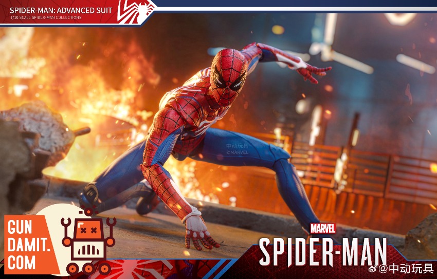 ZT Toys Marvel Spider-Man Advanced Suit view 11 ZT Toys Marvel Spider-Man Advanced Suit view 11