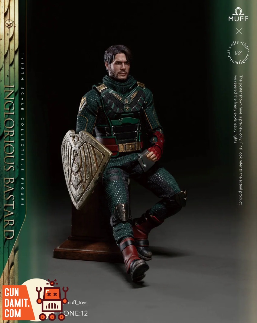 Muff Toys MF08 Inglorious Bastard 1/12 Figure view 2 Muff Toys MF08 Inglorious Bastard 1/12 Figure view 2