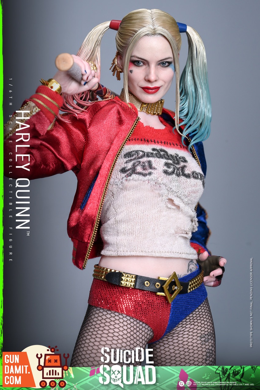 Hot Toys MMS841 Suicide Squad Harley Quinn Gel Hair view 16 Hot Toys MMS841 Suicide Squad Harley Quinn Gel Hair view 16