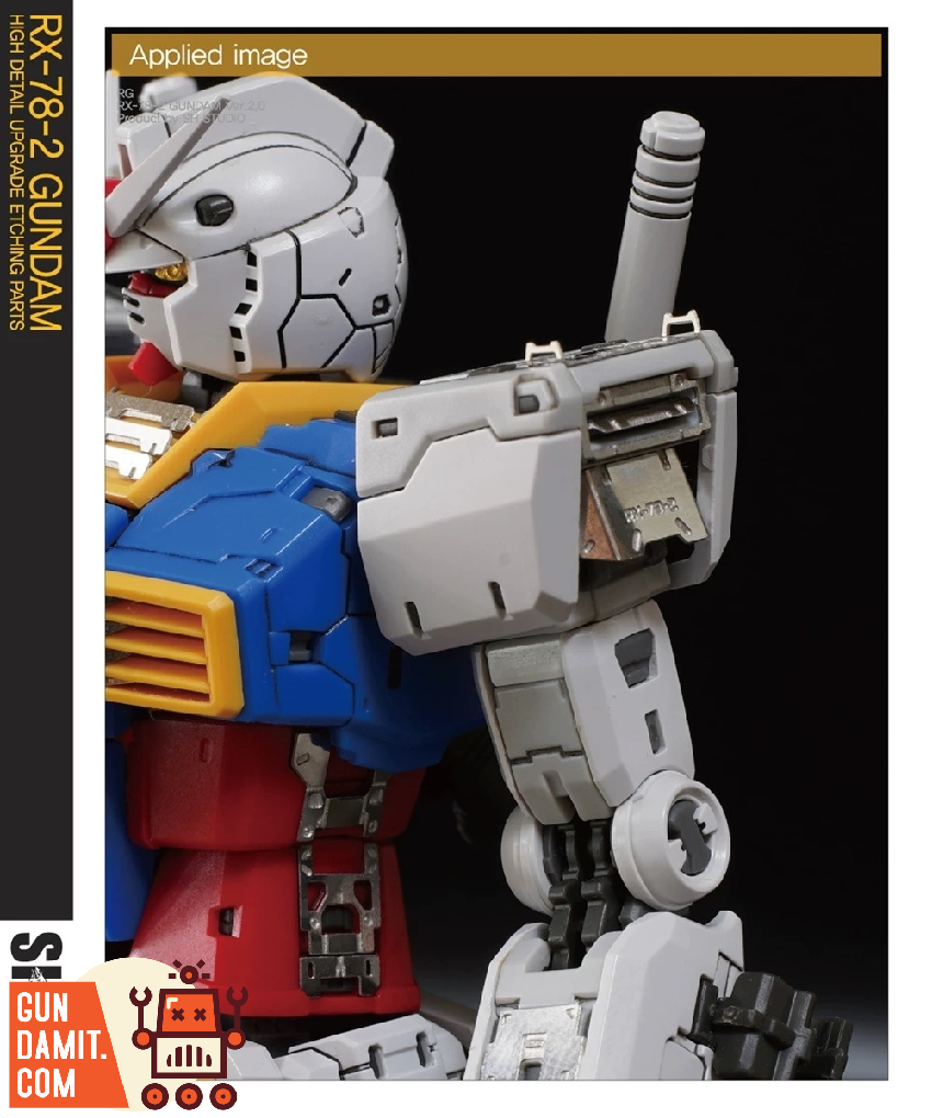 SH Studio RG RX-78-2 Gundam Ver 2.0 Etching Parts view 11 SH Studio RG RX-78-2 Gundam Ver 2.0 Etching Parts view 11