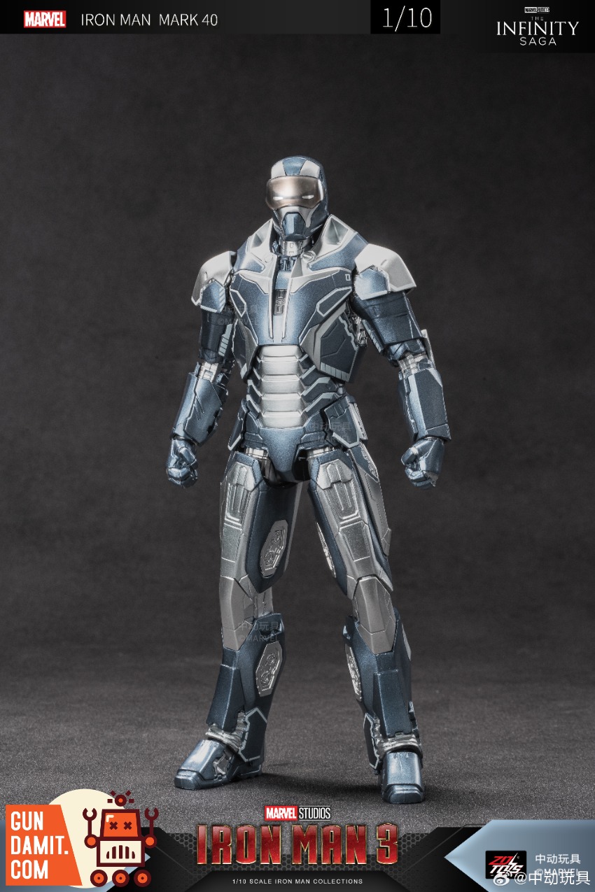 ZT Toys 1/10 Iron Man 3 MK40 Shotgun Figure view 3 ZT Toys 1/10 Iron Man 3 MK40 Shotgun Figure view 3