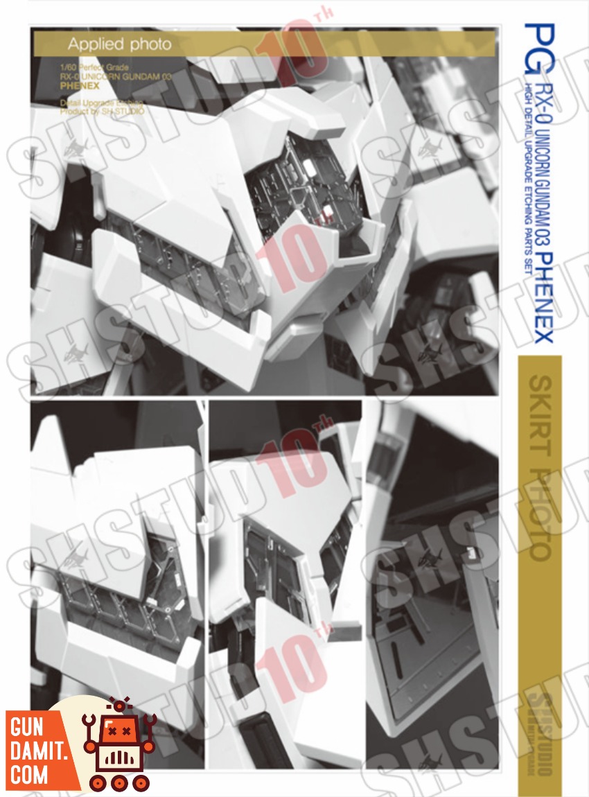 SH Studio PG RX-0 Phoenix Unicorn Gundam 03 Etching Sheet view 12 SH Studio PG RX-0 Phoenix Unicorn Gundam 03 Etching Sheet view 12