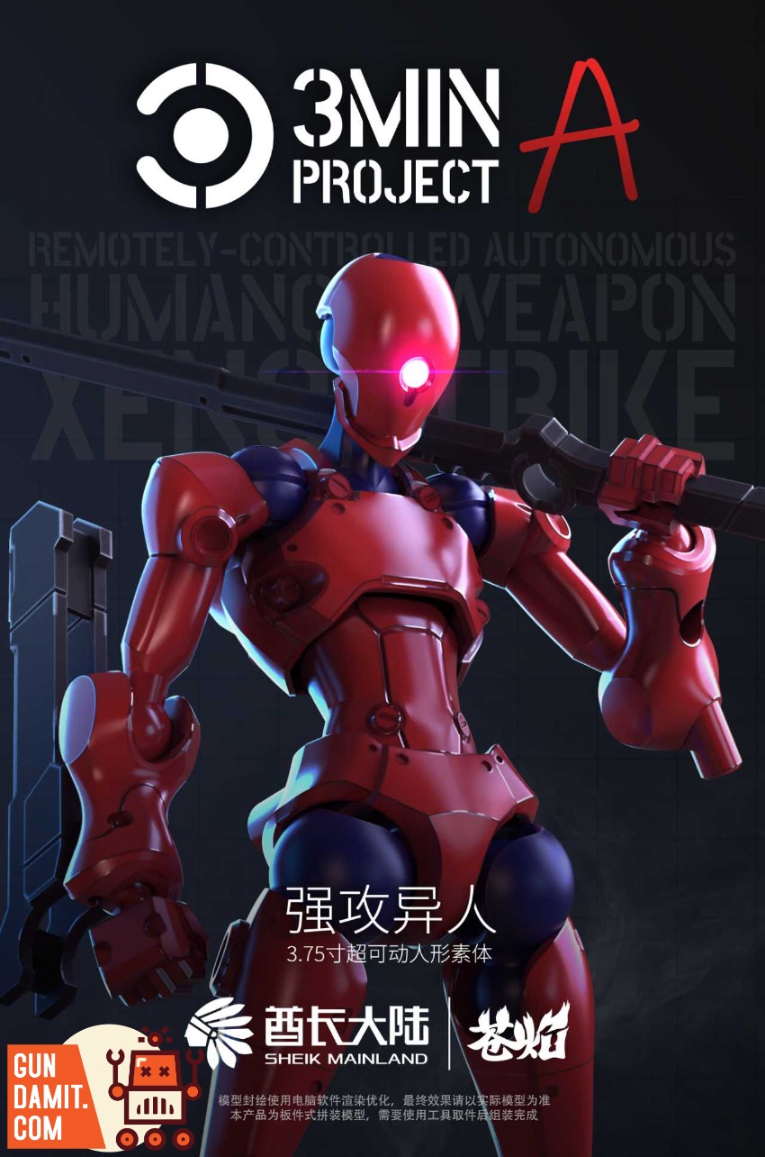 Sheik Mainland 1/18 Xenostrike Red Version Model Kit view 1 Sheik Mainland 1/18 Xenostrike Red Version Model Kit view 1