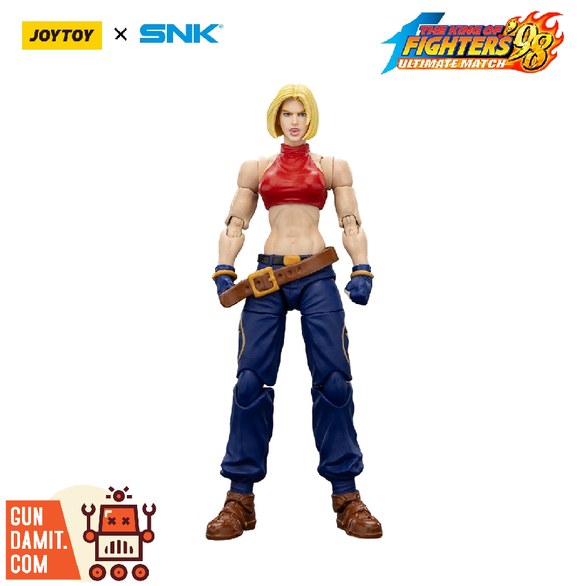 JoyToy JT02625 1/18 KOF 98UM Blue Mary Action Figure view 6 JoyToy JT02625 1/18 KOF 98UM Blue Mary Action Figure view 6