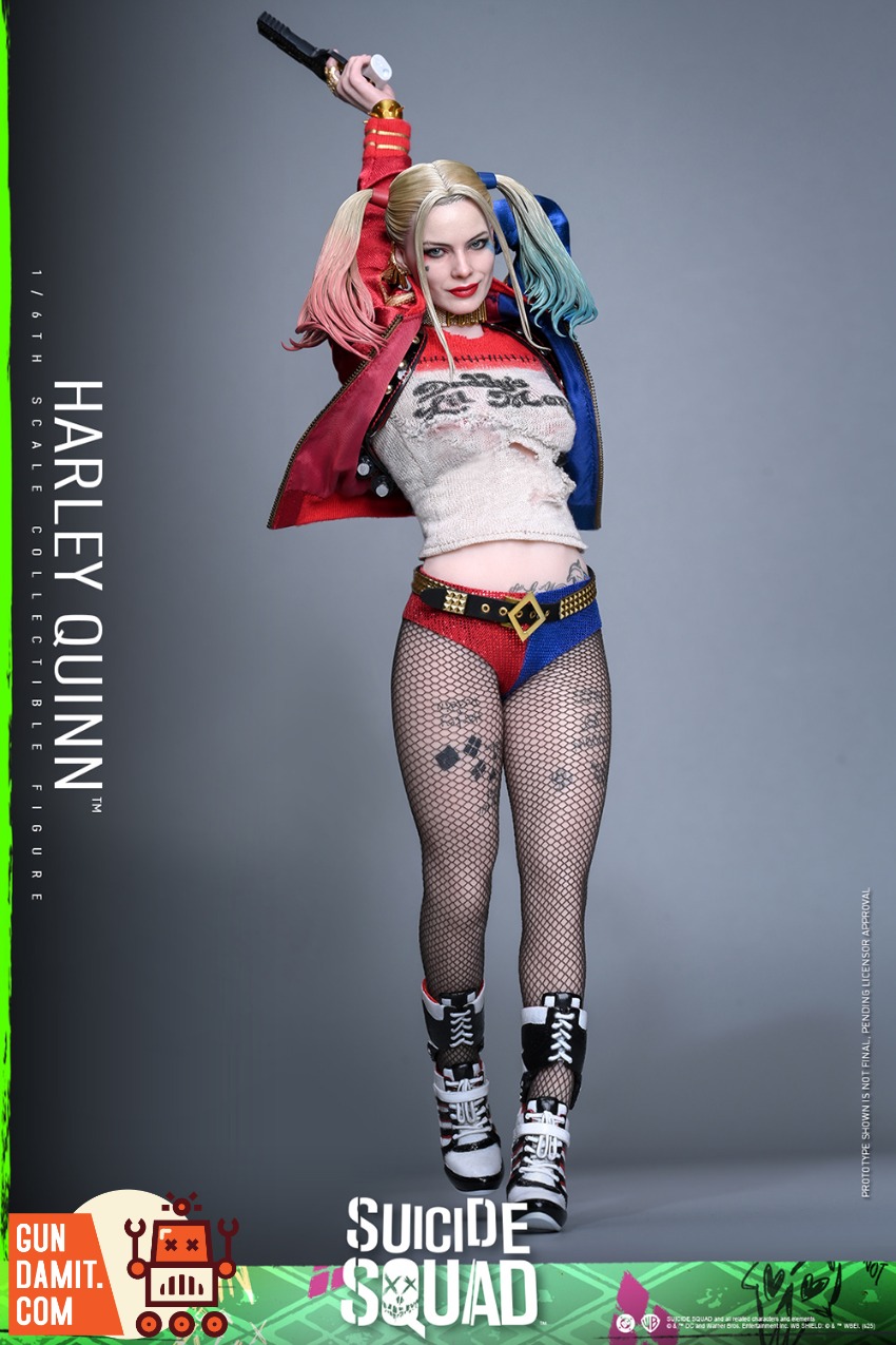 Hot Toys MMS841 Suicide Squad Harley Quinn Gel Hair view 10 Hot Toys MMS841 Suicide Squad Harley Quinn Gel Hair view 10